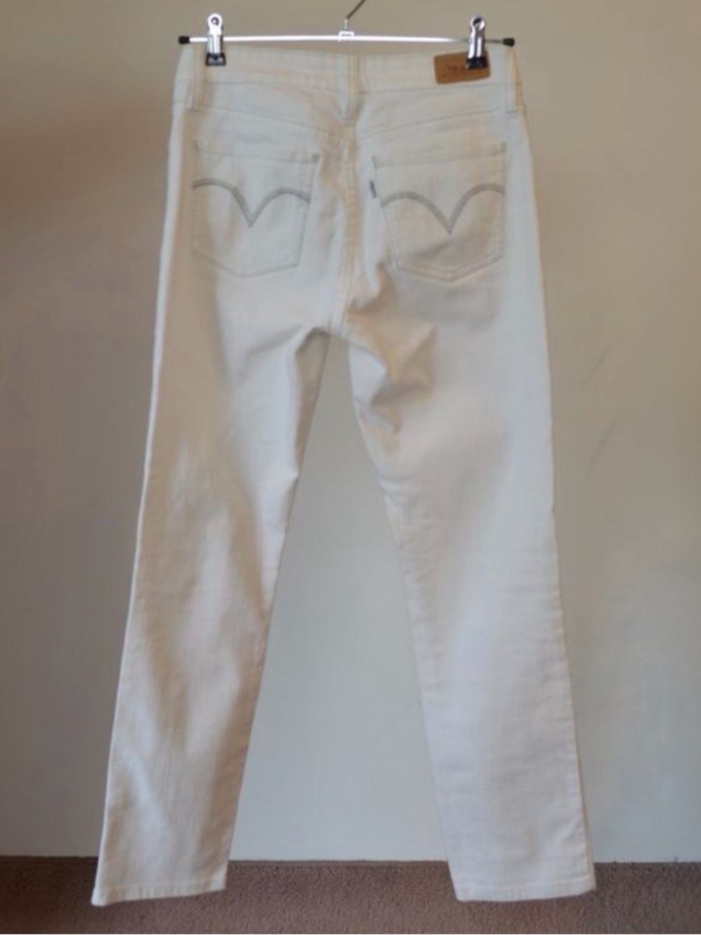 Levi’s 2012 The Original Jean Mid Rise Skinny White Women’s Denim Sz 8